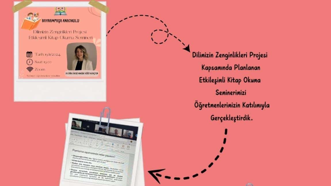 Etkileşimli Kitap Okuma Seminerimizi Öğretmenlerimizin Katılımıyla Gerçekleştirdik